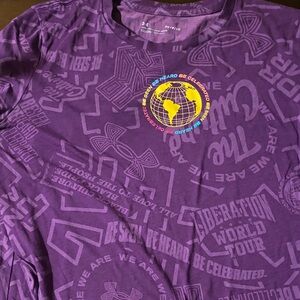 Under Armour Purple Graphic Short Sleeve Tee